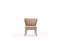 Sessel im skandinavischen Stil Wapedale Velours Cremeweiß