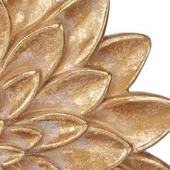 Dekofigur Isabel B29xH39cm Polyresin Blumenmuster Gold