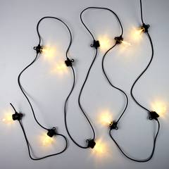 Guirlande 10 ampoules Latuse 4,5m LED Jaune