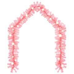 Odile Kerstslinger 20m Roze met LED
