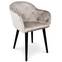 Chaise / Fauteuil Honorine Velours Taupe