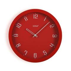 Horloge murale Cabra D30cm Rouge
