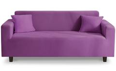 Decoprotect 2+3-Sitzer Stretch Sofabezug Lila