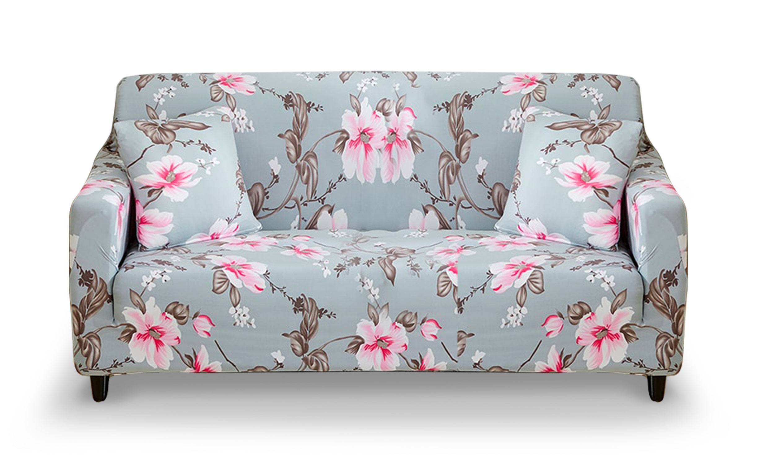 Stretch Sofabezug Decoprotect Fleur 2-Sitzer Epona