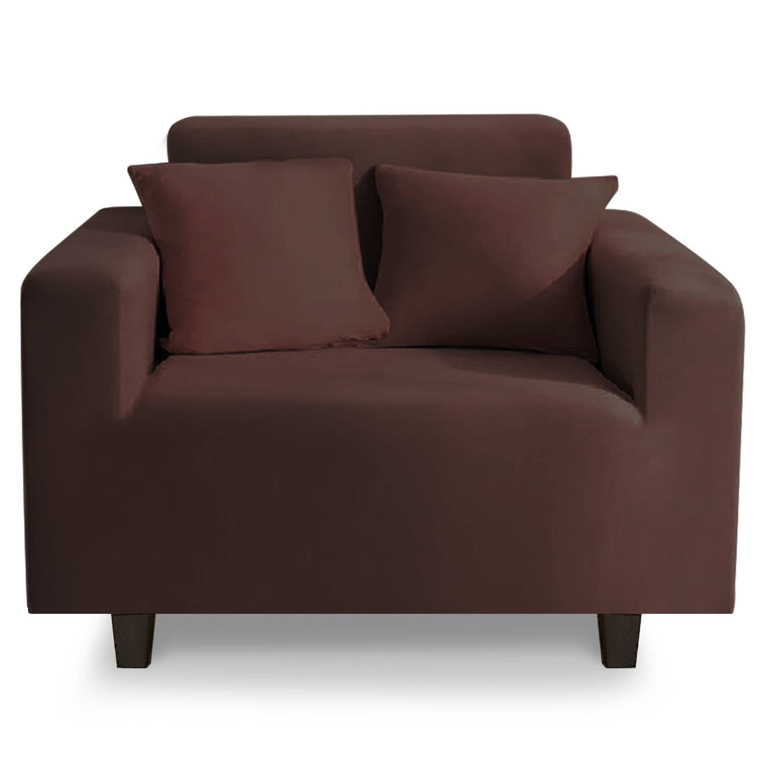 Hoes voor 1-zits stretchfauteuil Coffee Decoprotect