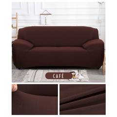 Decoprotect 3-Sitzer Stretch Sofabezug Kaffee