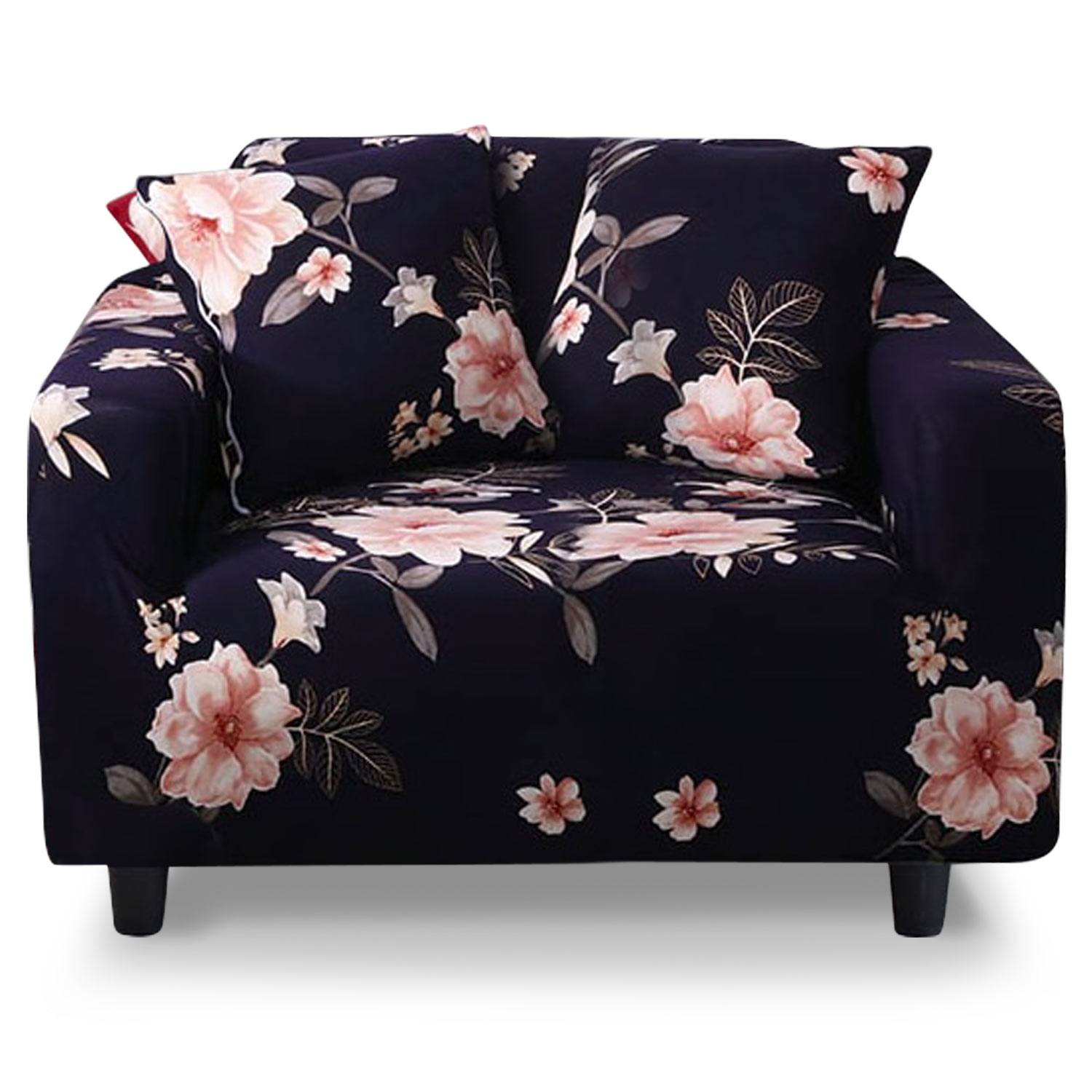 Hoes voor rekbare fauteuil Decoprotect Fleur 1 plaats Carla