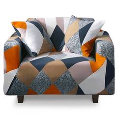 Concordia Geometric 1-Sitzer Decoprotect Stretch Armchair Cover