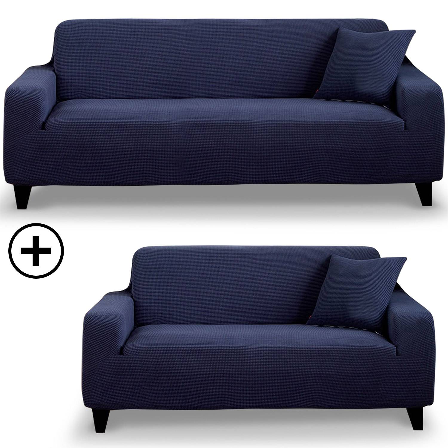 HEYOMART Copridivano angolare a forma di L, elasticizzato, universale, per  divano da 1/2/3/4 posti, 1 posto, beige (lunghezza forma divano ad angolo