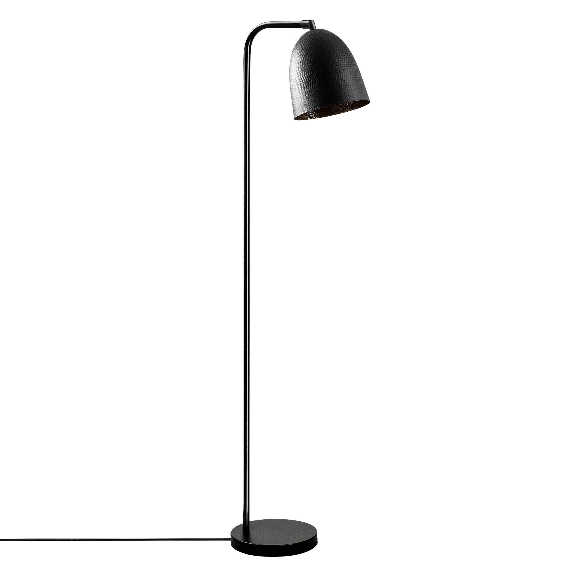Lámpara de pie Lectio campana reflector H120 cm Metal Negro