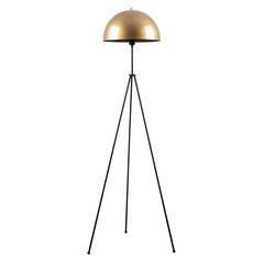 Lámpara de pie Campana de tres patas H170 cm Metal dorado negro