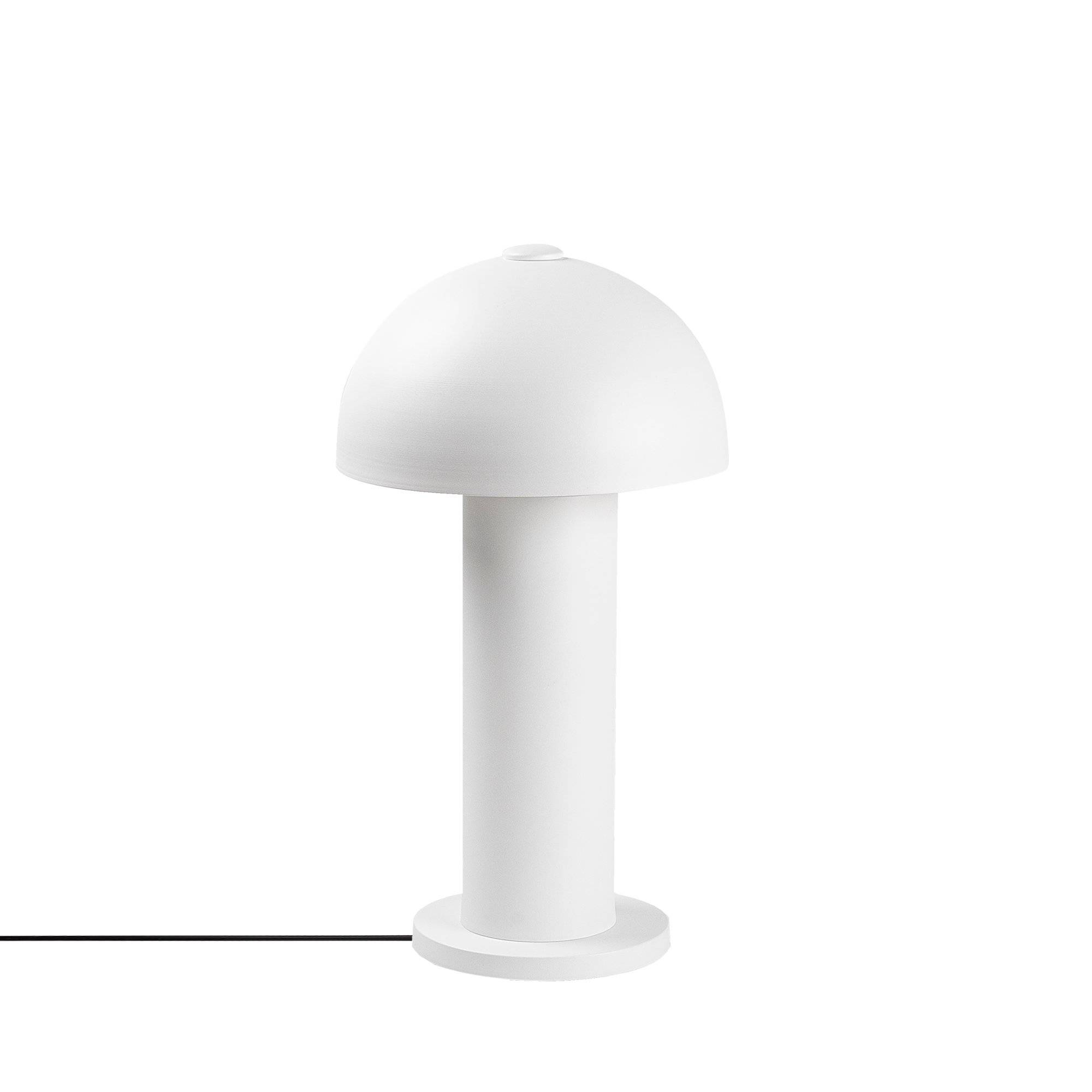 Lámpara de mesa Bolet H49cm Metal Blanco