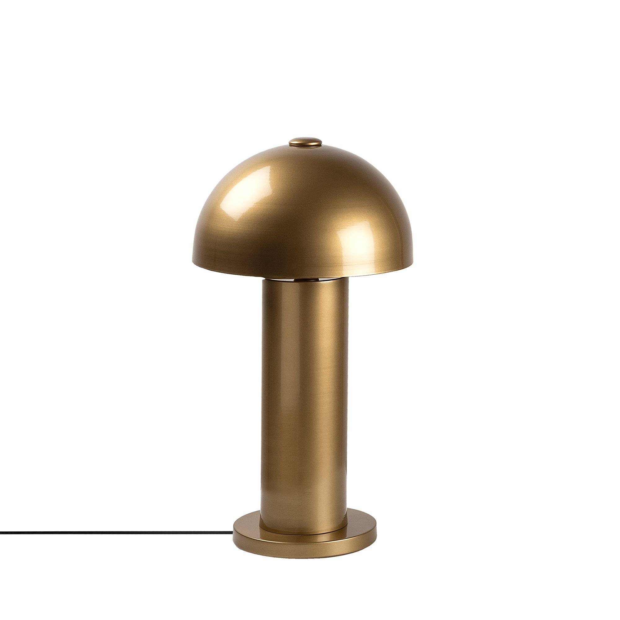 Design Tischlampe Bolet H49cm Metall Gold