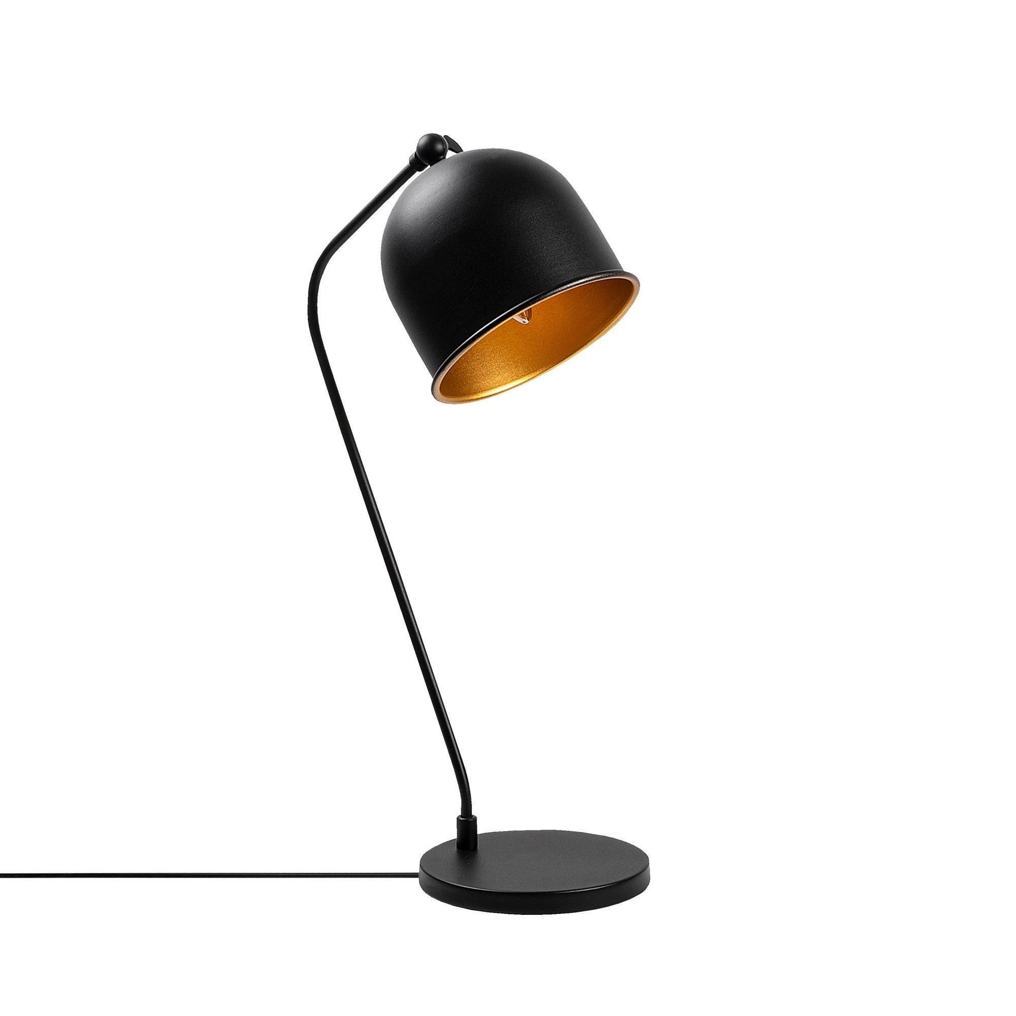 Cassel lámpara de mesa de diseño H56cm Metal Negro