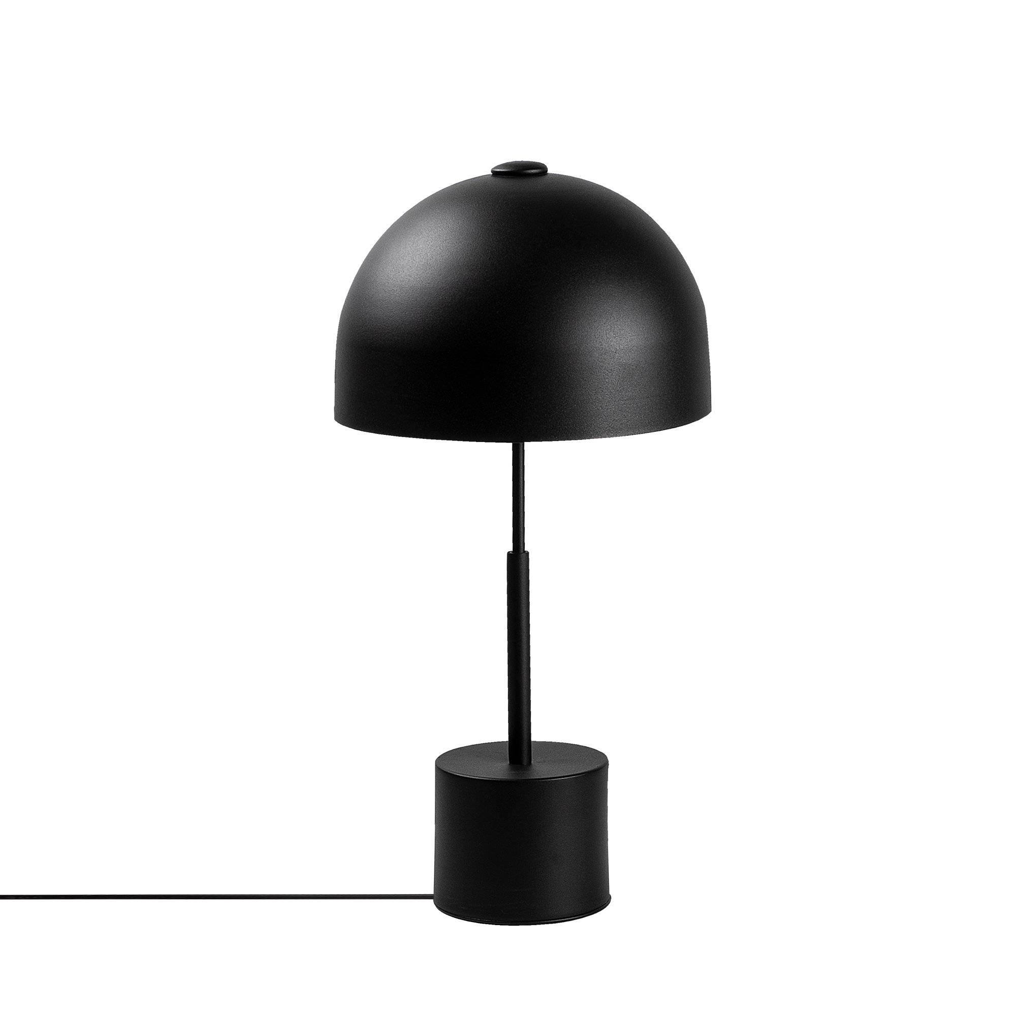 Lámpara de mesa de diseño Clitocybe H53cm Metal Negro