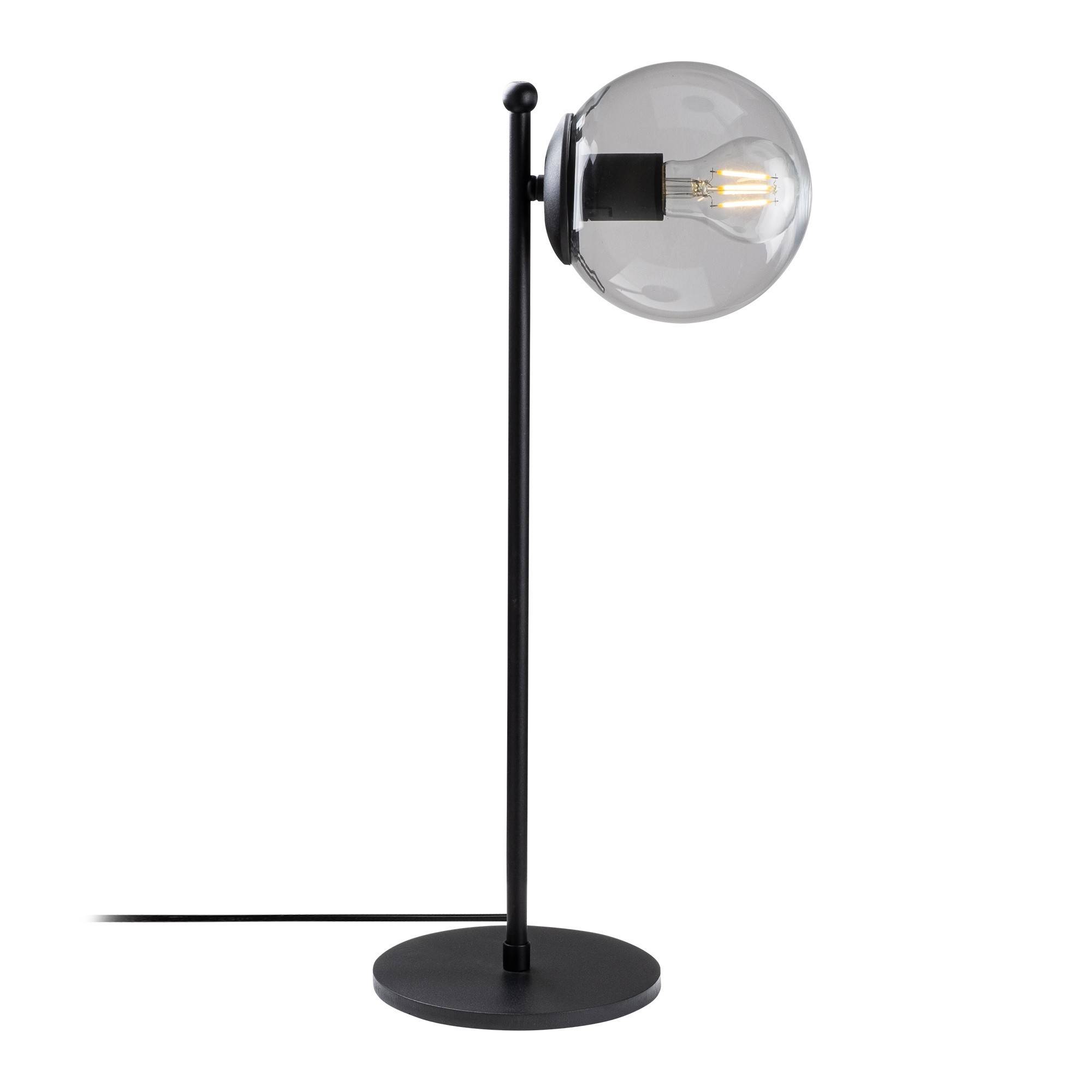 Globe lamp Crucium H56 cm Metaal Glas Zwart