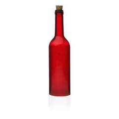Lampe de table bouteille LED Bottle Verre Rouge et Jaune