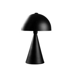 Lámpara de mesa seta grande Solitum H52 cm Metal Negro