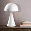 Lampe de table gros champignon Fonka H52cm Métal Blanc