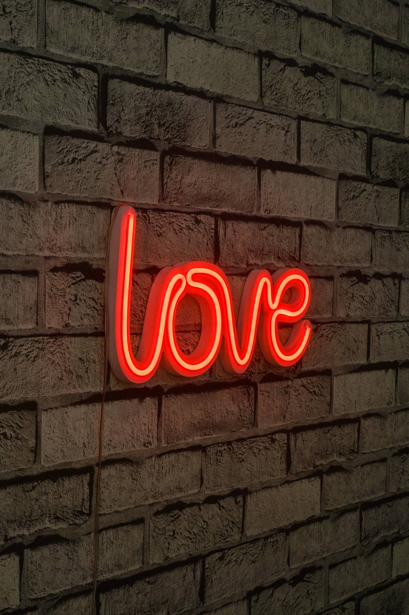 Love Insegna da parete LED effetto Neon