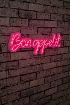 LED licht decoratie Bon Appétit Lucendi 64 x 20 cm Neon flexibele kunststof PVC Roze