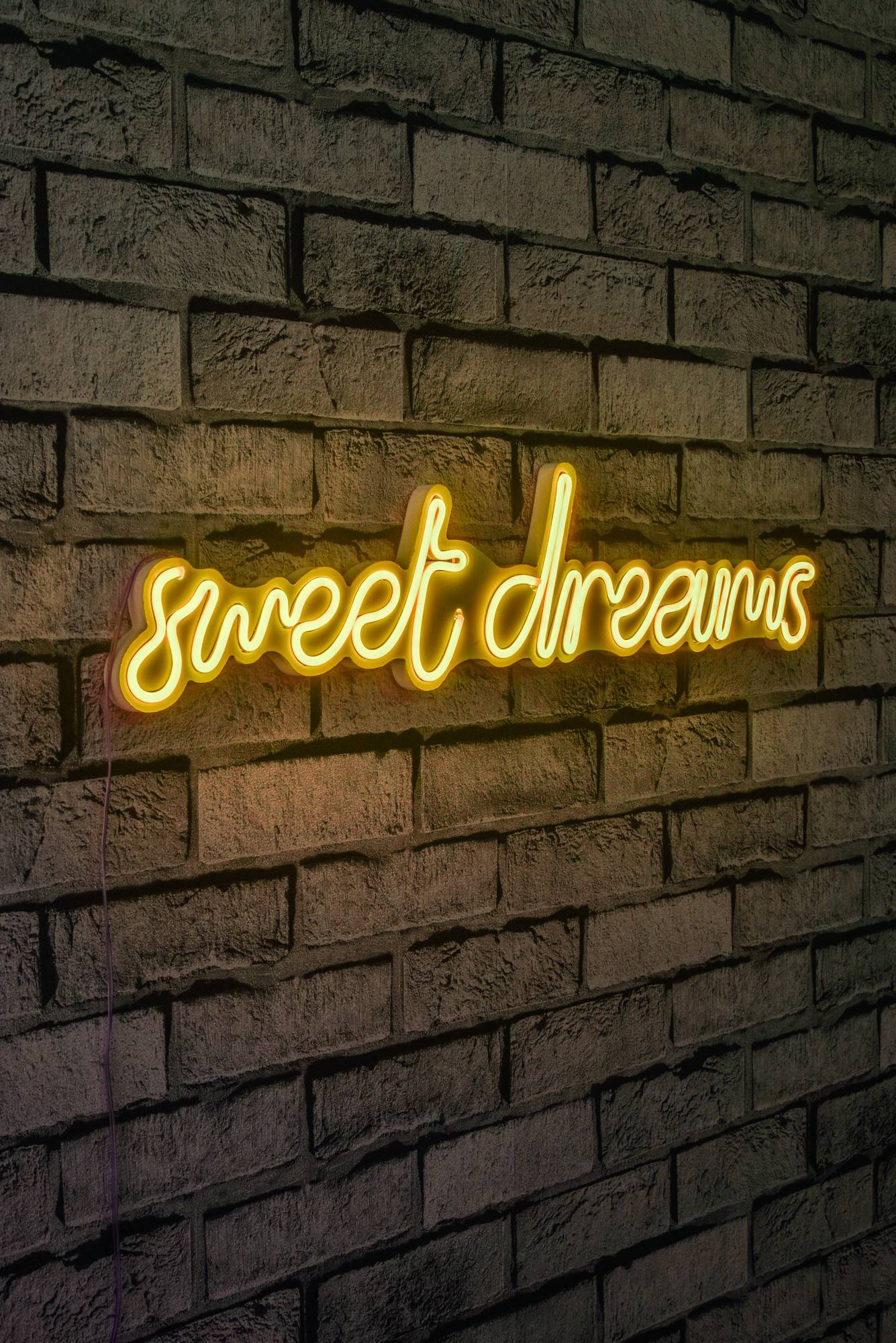 Sweet Dreams Lucendi LED decorazione 65,5 x 14,5 cm plastica flessibile  neon PVC Giallo