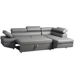 Sofá cama esquinero gris Lido