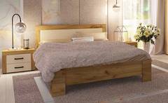 Denverra vollständiges Bett 160x200cm Kopfteil helle Eiche 