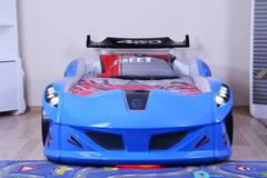 Speedy Blue Interactief Raceauto Bed ABS Melamine Paneel Multicolour