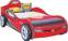 Lit d'enfant voiture sport Gullwing 80x190cm Bois Rouge