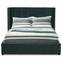 Doppelbett Magorial mit aufklappbarem Bettkasten 160x200cm Velours Grün