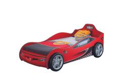 Lit-voiture pour enfant Speeda 80x190cm Rouge