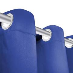 Set di 2 tende oscuranti con grommet 135x245cm in tessuto blu