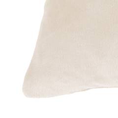 Set di 2 cuscini Velmana in velluto bianco sporco 45x45cm