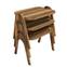 Set di 3 punte per divano in legno naturale Dilra