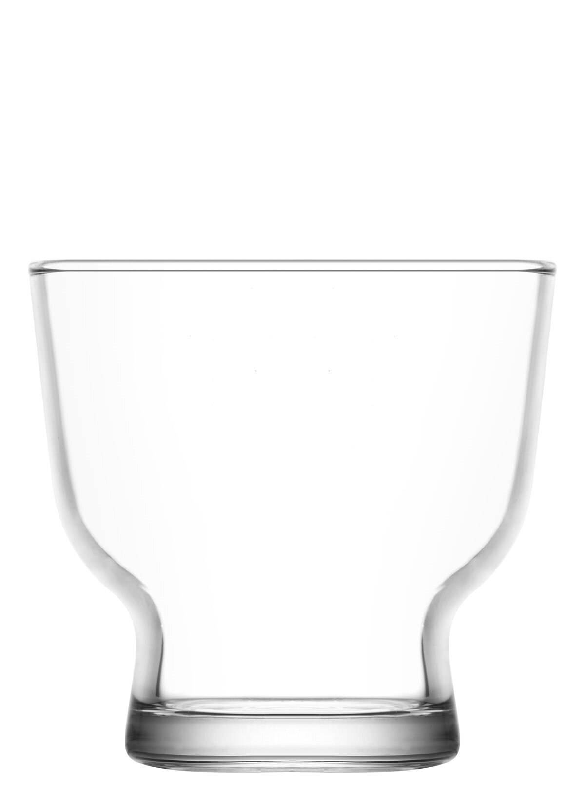 Set van 6 Pizo bekers 240ml Transparant glas