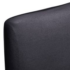 6er-Set ausziehbare Stuhlhussen Gartempe Stoff Grau