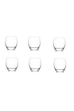 Set von 6 Gläsern Whisky Tumbler Testaccio 405ml Transparent