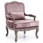 Fauteuil Mambo Velours Rose
