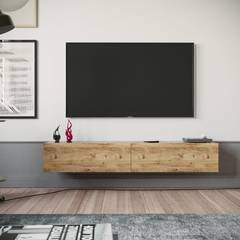 Wafo 2-deurs TV-meubel 180cm Hout naturel