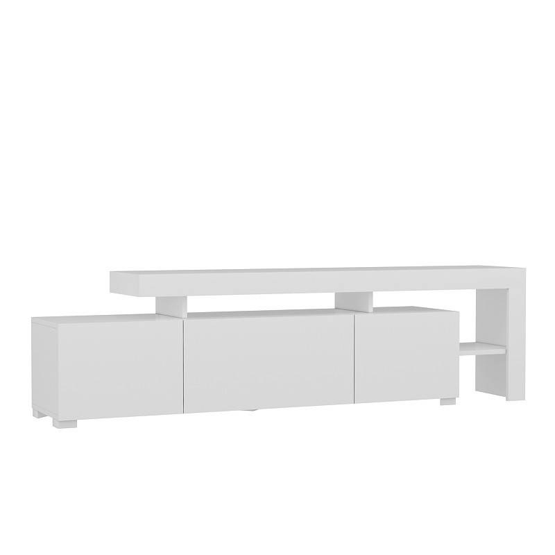 Design Tv-Möbel mit LED Jasir B192cm Weiß