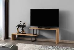 Fouda TV-meubel 153cm Hout naturel en zwart