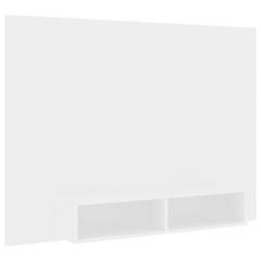 Zedtile Wand TV-Möbel 135cm Holz Weiß
