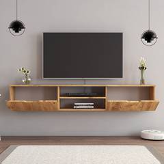 Isaiah Wand TV-meubel L160cm Licht hout