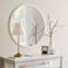 Miroir décoratif Adriata D60cm Bois Blanc