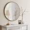 Miroir décoratif Adriata D60cm Bois foncé