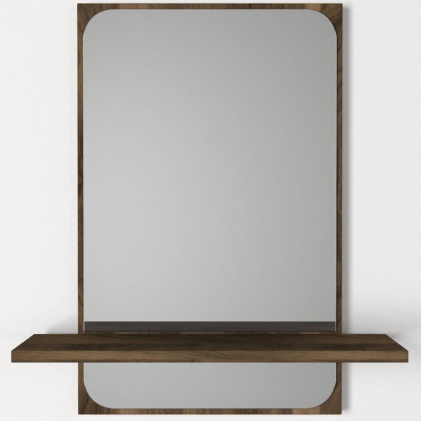 Specchio Quadrato in Legno Blesle