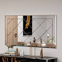 Specchio decorativo da parete Gabby L120xH60cm motivo Losange