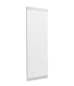 Dekorativer Wandspiegel Lysola 40x120cm Holz Weiß