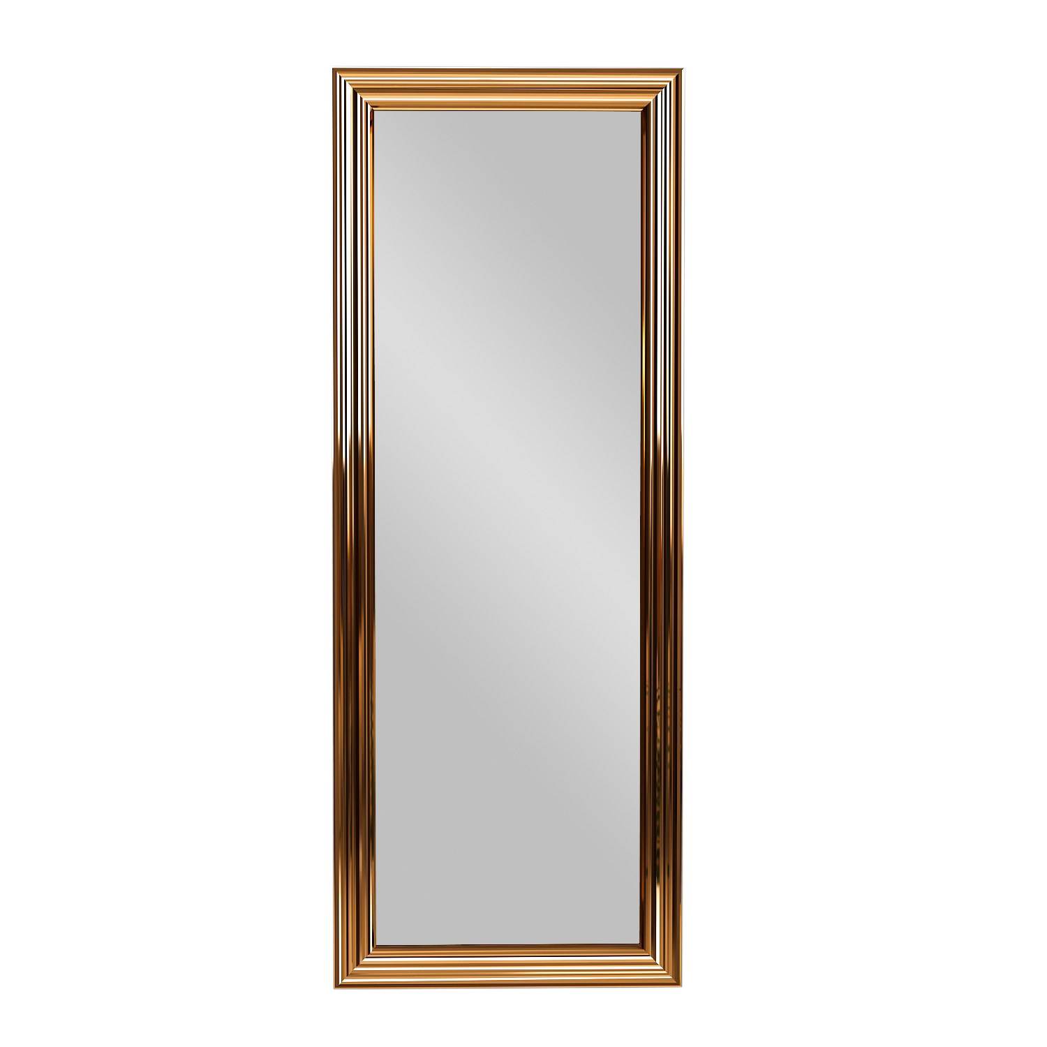 Specchio da parete Kafka 40x105cm Legno Bronzo